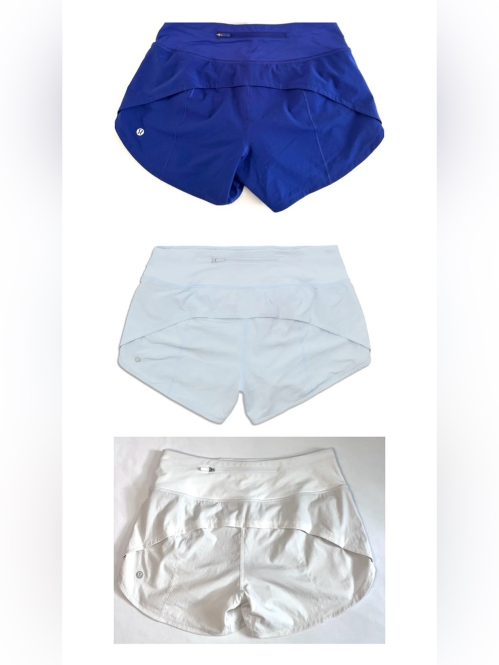 Bulk Lulu Shorts (3 Pack) - Speed Up Mid-Rise Short, Long *4" - All Size 6 - Picture 1 of 10